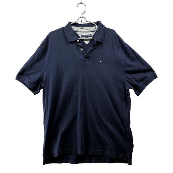 Tommy Hilfiger Other - Tommy Hilfiger Polo Shirt Mens XL Navy Blue Cotton Short Sleeve